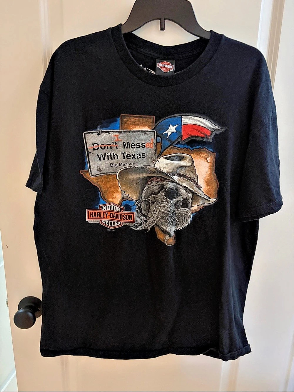 2011 Harley Davidson Cowboy Austin Texas XL Graphic Tee Don’t Mess With Texas